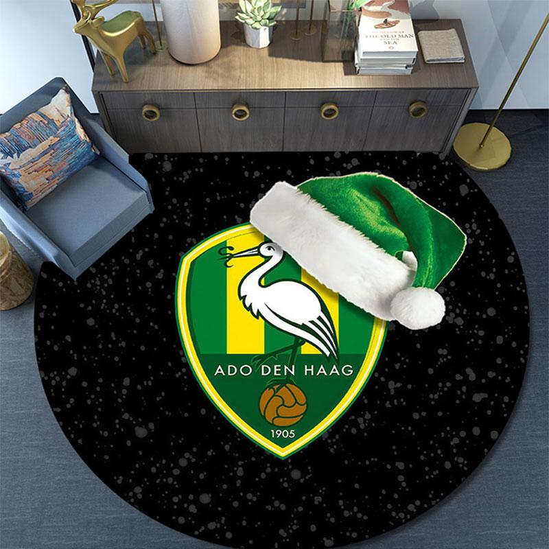 ADO Den Haag,Round Area Rug,Carpet Rug for Living Room Bedroom Sofa Playroom Decor,Non-slip Floor Mat