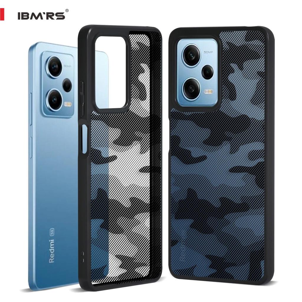 (Comes with Wrist Strap)ibmrs for Xiaomi Note12 Pro/POCO X5 PRO 5G ,camouflage Simple Shockproof Phone Protective Case