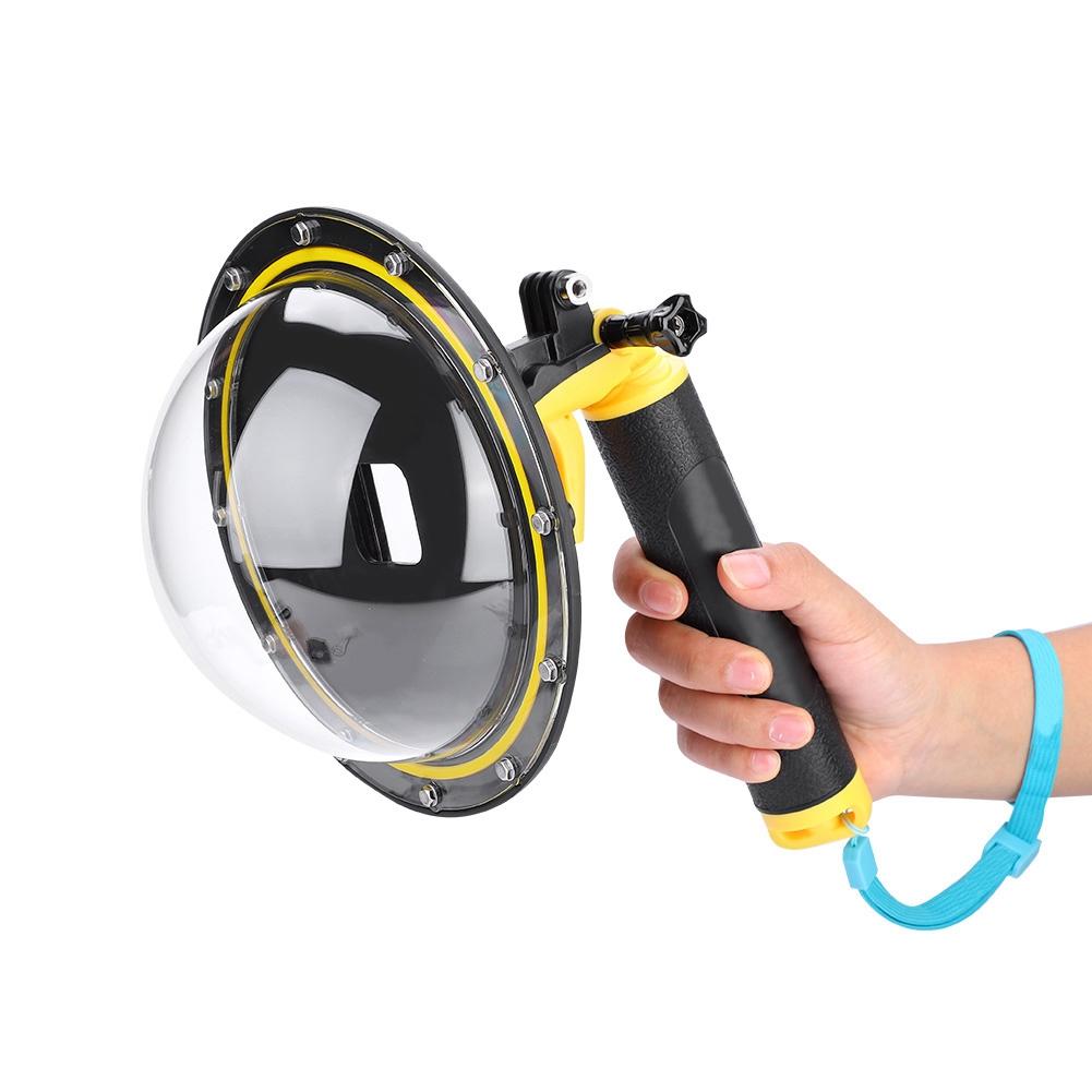 TELESIN Professional Dome Port Waterproof Case Housing for GoPro Hero 5 6 7 Camera