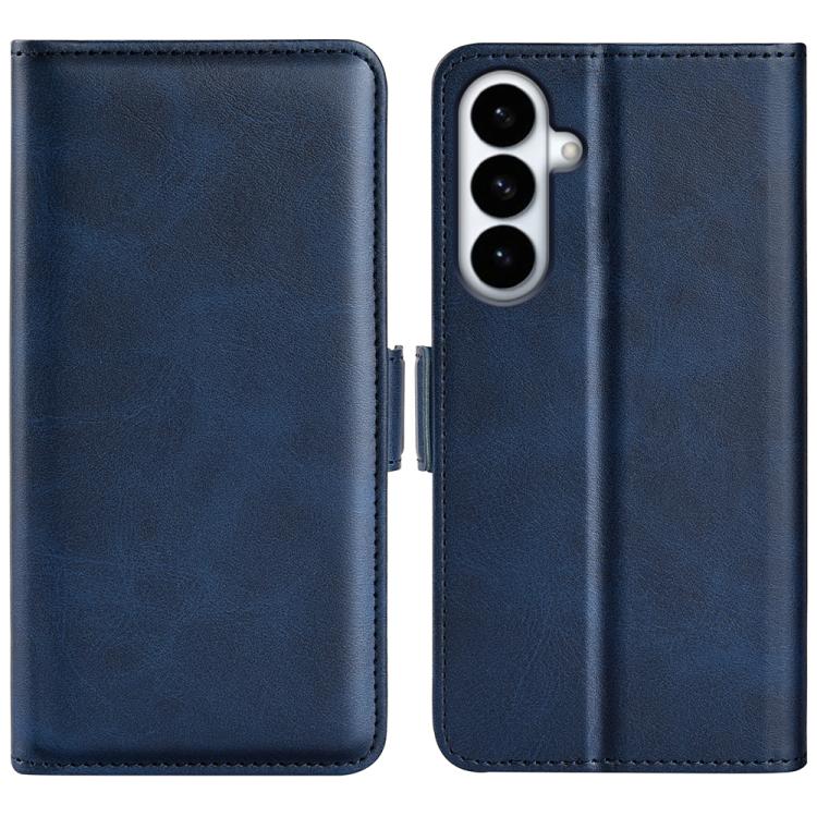 Dual-side Magnetic Buckle Horizontal Flip Leather Phone Case