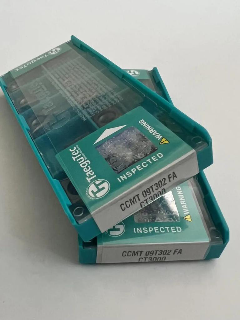 TaeguTec / CCMT09T302FA CT3000 /Original Genuine CNC Alloy Blade 10 PCS