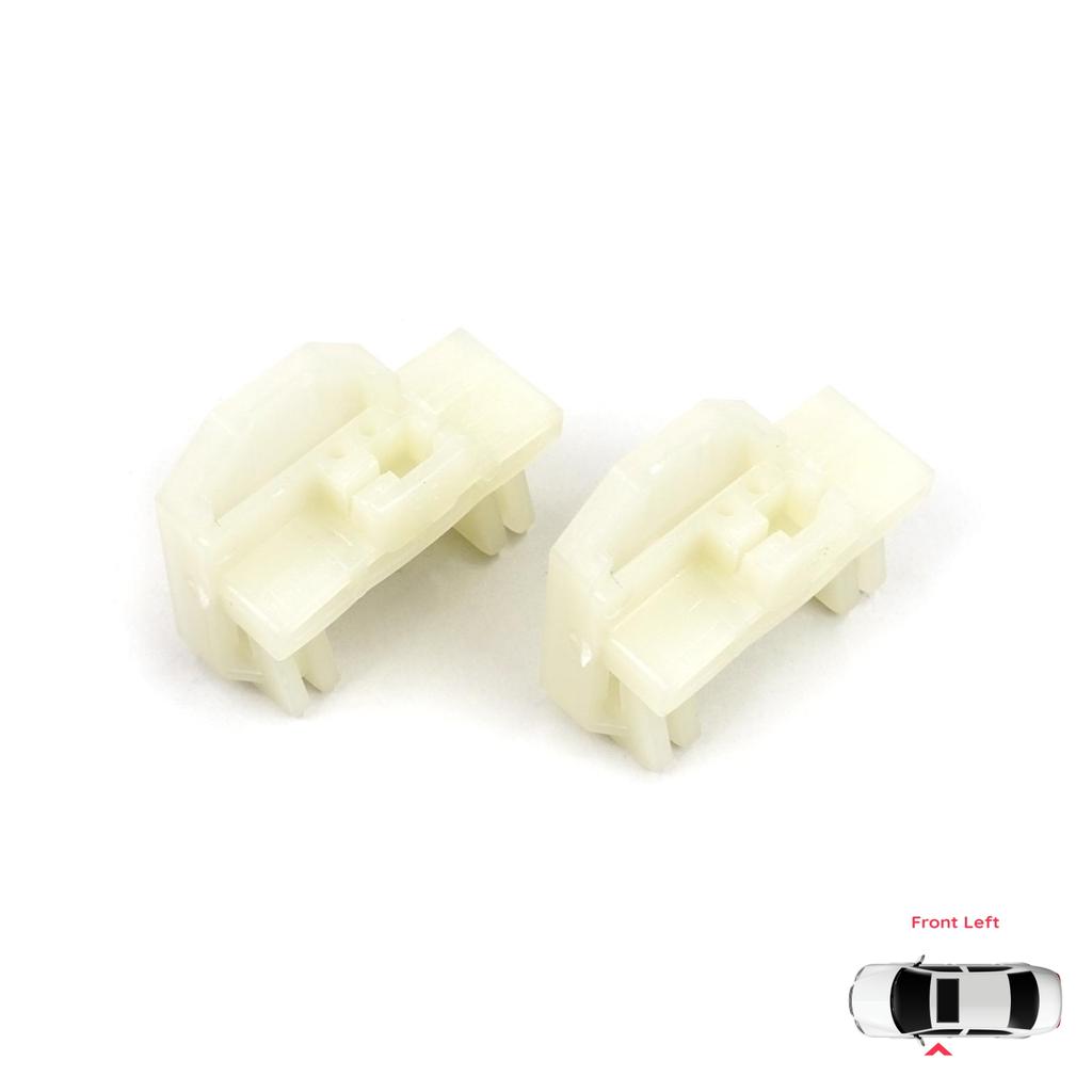 V1BWR46 Window Regulator Guide Clips Front Left for Pontiac Grand Am Sunfire Oldsmobile Alero Cutlass Chevrolet Cavalier Malibu