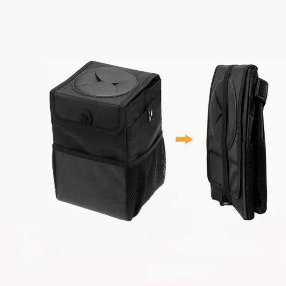 Waterproof Car Storage Bin Washable Car Organizer Organizer Hanging Garbage Bag  Car Accessories