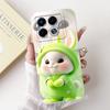 For Infinix Note 40 5G Case Cartoon Rabbit Flower Anti Slip Bumper Soft Silicone Cover For Infinix Note40 X6852 X6851 Phone Case
