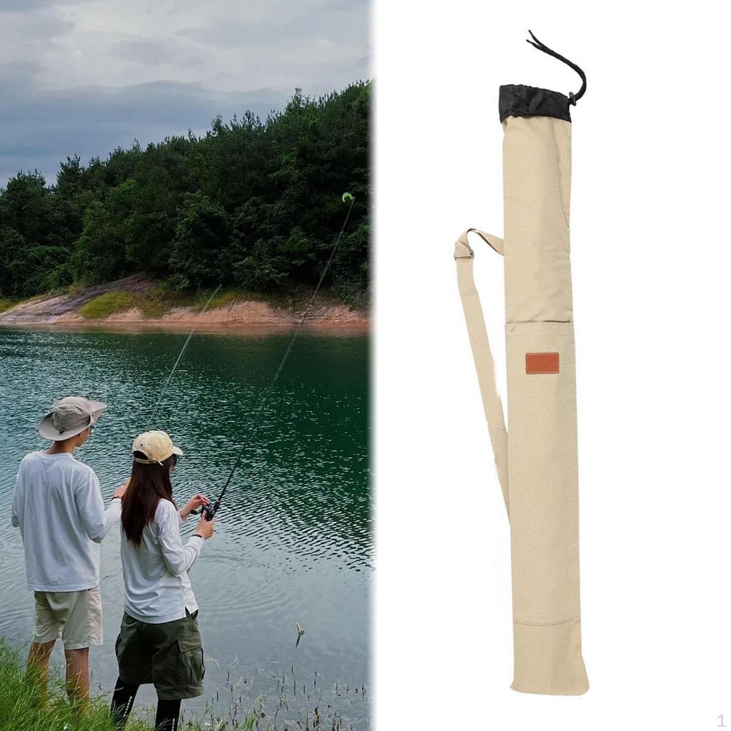 Сумка для удочки, чехол, парусиновый чехол для переноски на плече, сложенный чехол