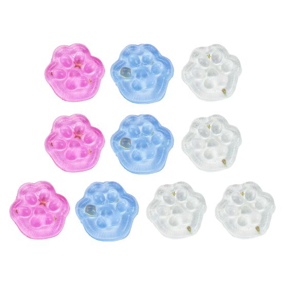 Прозрачная сжимаемая игрушка Квадратный кубик льда/Лапка кошки Сжимаемый мячик Сенсорная игрушка Маленькая игрушка для снятия стресса Fidget Toy для взрослых