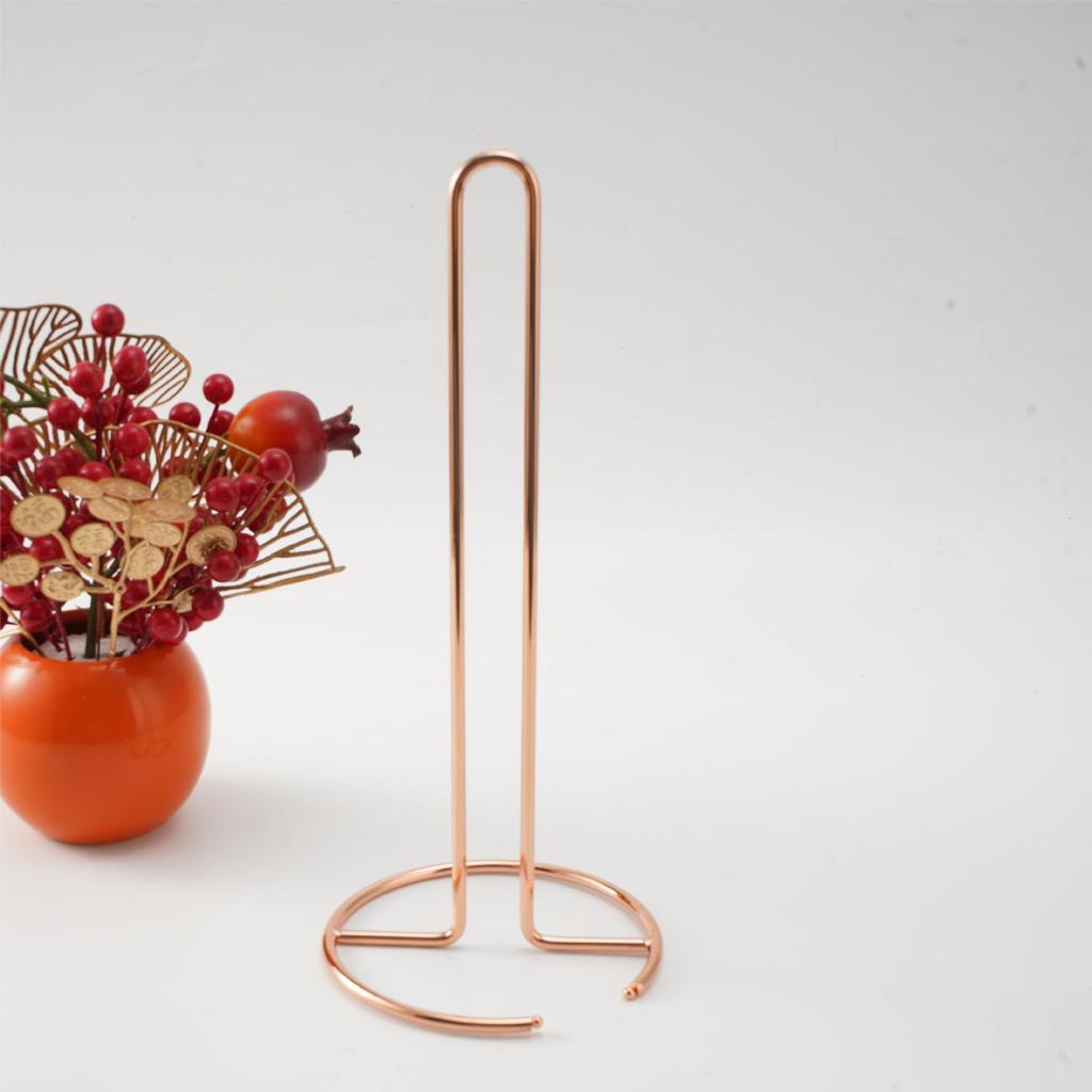 Скандинавский кованый железный держатель для салфеток: Универсальная настольная, кухонная и ванная подставка для хранения рулонов