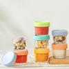 6 шт. Многоразовая баночка для детского питания со шкалой, контейнер для салатной заправки, чашка для соуса для макания, косметика