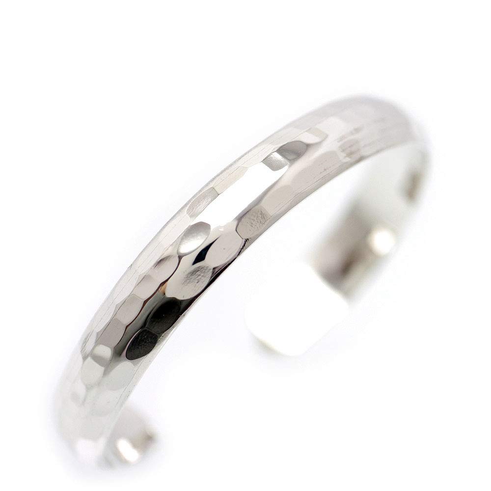 Серебряный браслет 925 пробы с чеканкой для мужчин 10 мм [Silver One], ширина c4, простой,