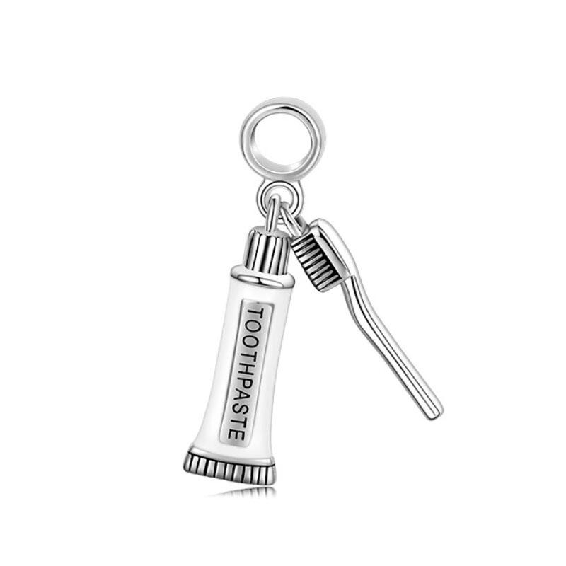 Copper Plated Black Motorcycle Pendant Dangle Charm Bead Fit Original Bracelet For Women Diy Fashion Jewelry Making