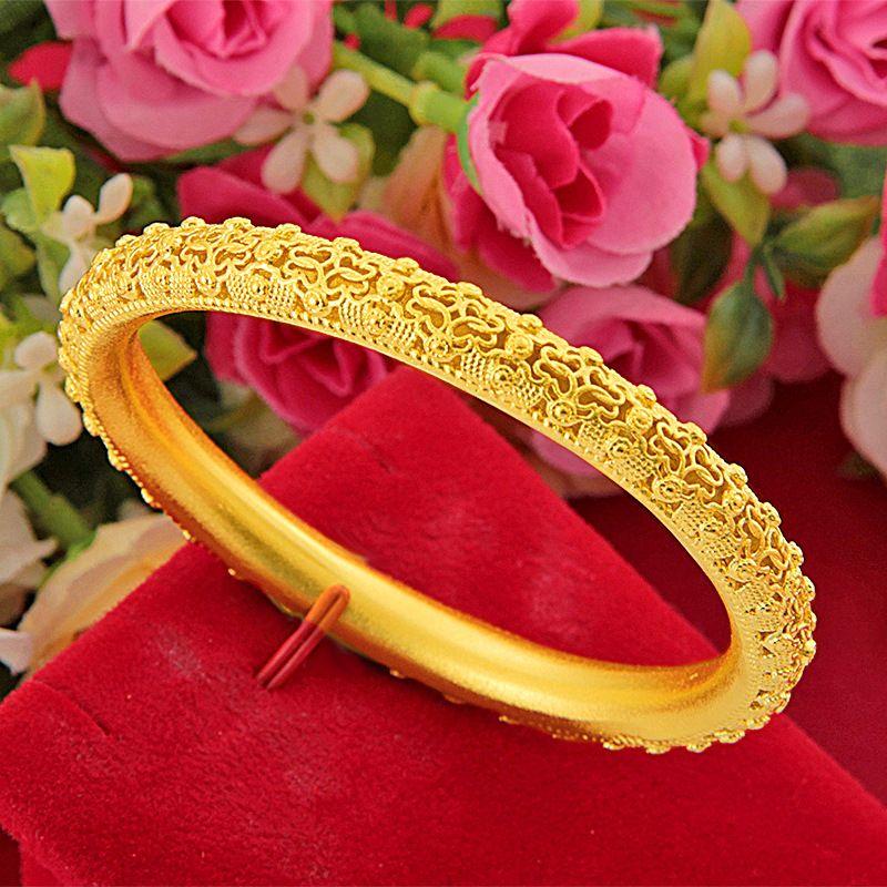 1 шт., женский универсальный золотой браслет в корейском стиле золотого цвета, минималистичный ажурный браслет