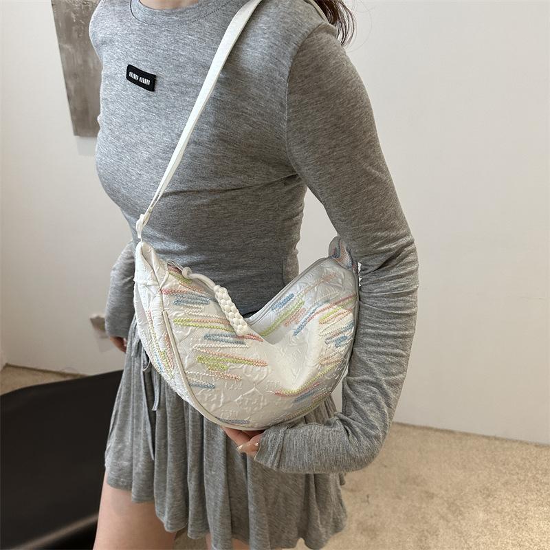 2024 летняя новая симпатичная спортивная корейская версия нишевой сумки-мессенджера для путешествий свежая и простая индивидуальная сумка через плечо