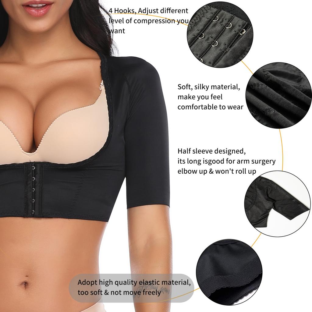 Корсет шейпер с рукавами для подтягивания рук и осанки