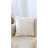 Bohemian Special Design Punch Punch Pattern Decorative Cushion Cover Mila Ecru