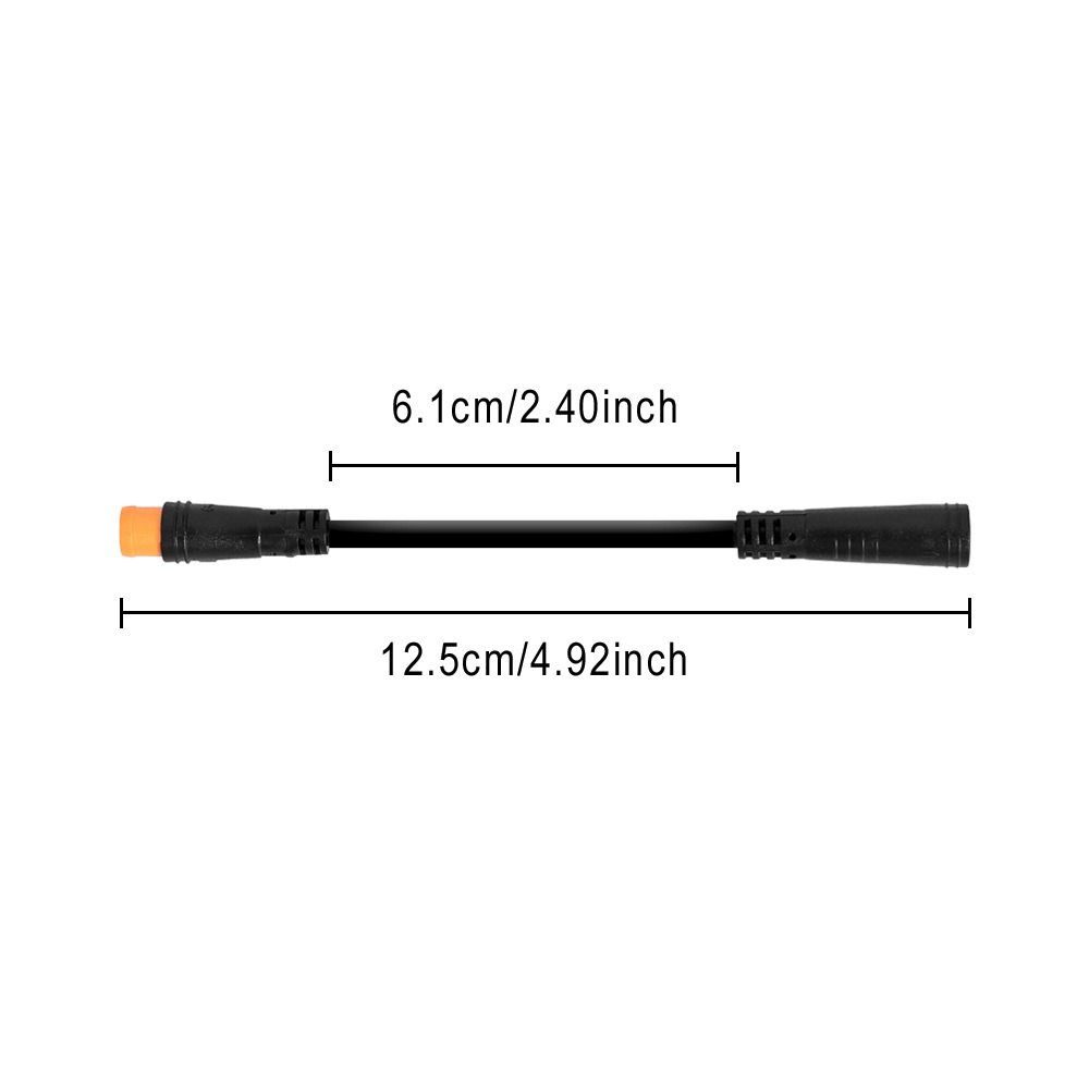 PE 3-pin Extension Cable Waterproof Electric Bicycle Wire Plug  Suitable for Electric Bicycle
