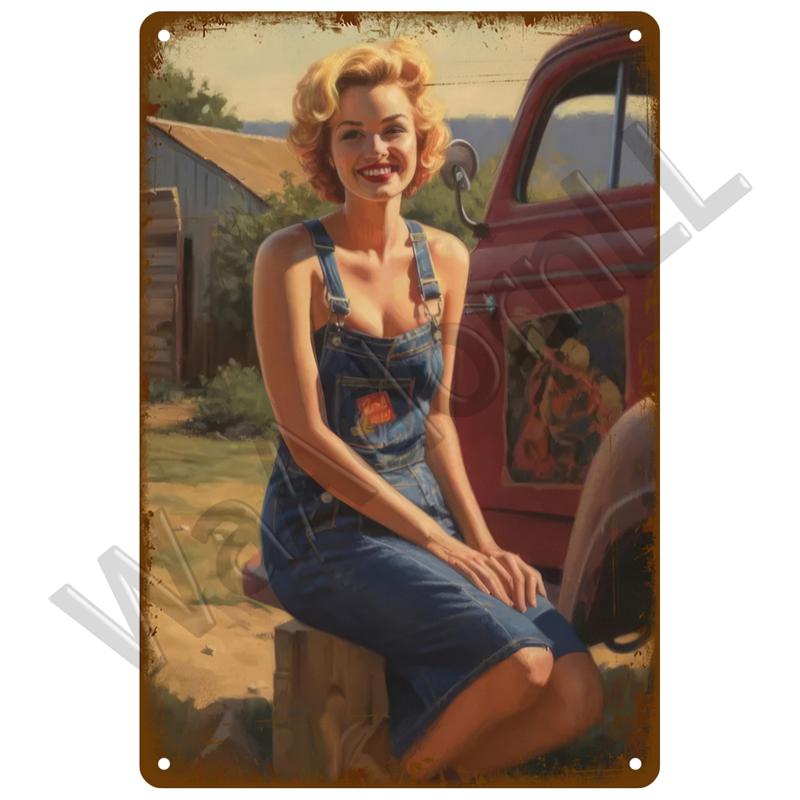 Винтажная жестяная табличка Металлический постер Ретро Автозапчасти Металлическая табличка Для гаража Мастерской Вывеска Автозапчасти Домашний Настенный Декор Декоративная тарелка