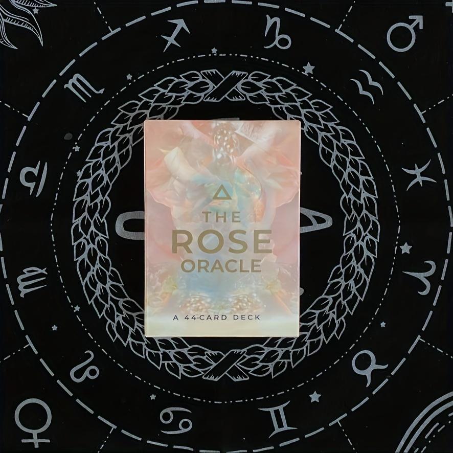 The Rose Oracle Tarot Card Deck - 44 Card Mystery Game Set with Standard Edition E-Guidebook, Divination and Witchcraft Tools for Guidance and Insight