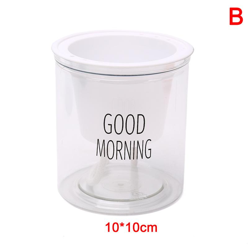 Прозрачный цветочный горшок, самополивающееся растение, цветочный горшок, украшение для дома и сада