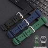 Для Casio G-Shock GM-2100 GM-S2100 GA-2100 мужские Спортивный водозащитный ремешок для часов Красный Серый Резиновая смола Ремешок для часов 16 мм