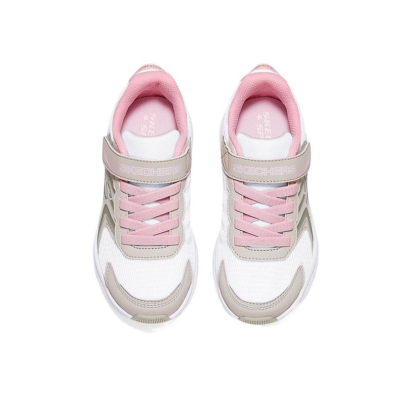 Skechers Девочки Удобные Универсальные Простые Модные Низкие Уличные Обувь Детская Обувь Натуральный 303642L-NTLP