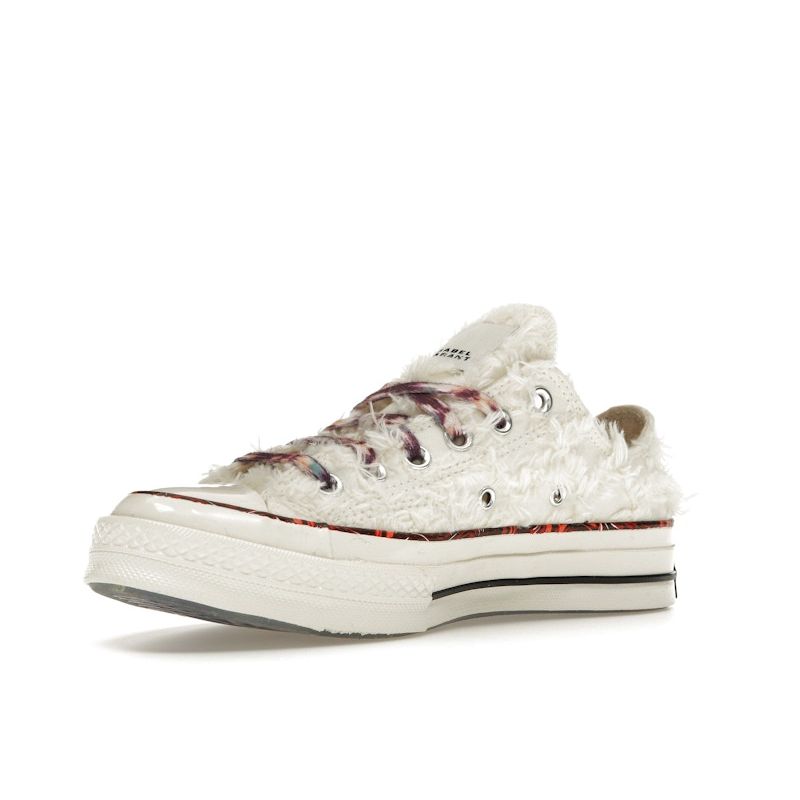 Isabel Marant x Converse Chuck 70 Low Ванильно-белые Унисекс Кроссовки Кремовый Черный Красный A10800C
