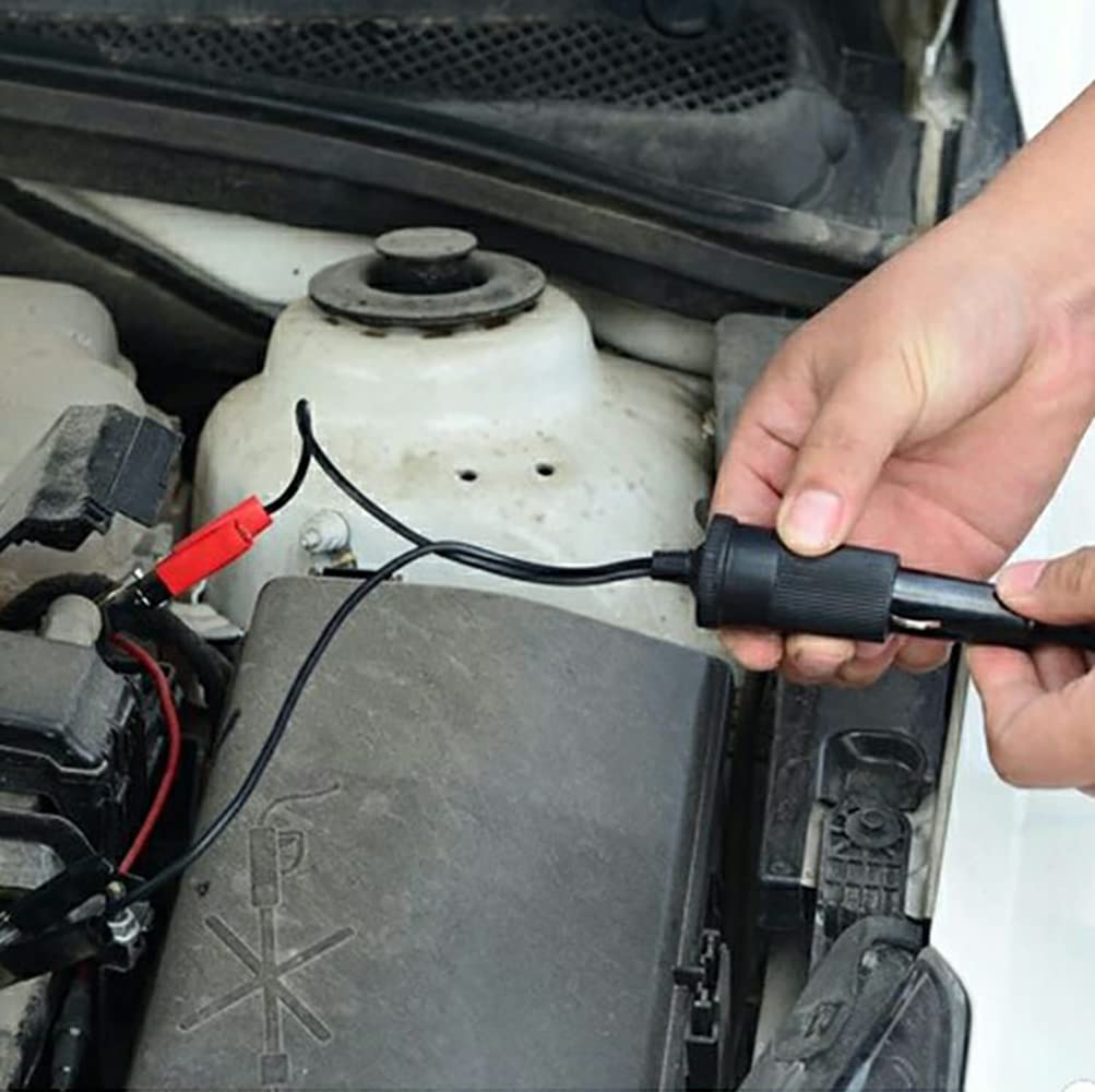 [2 pieces] Cigarette Lighter Cable for Umverter, Car , Connection, Cigarette Lighter Socket Cable,