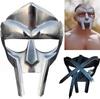 MF Doom Mask Gladiator Mad-villain 18G Steel Brass Face Armor Medieval Helmet