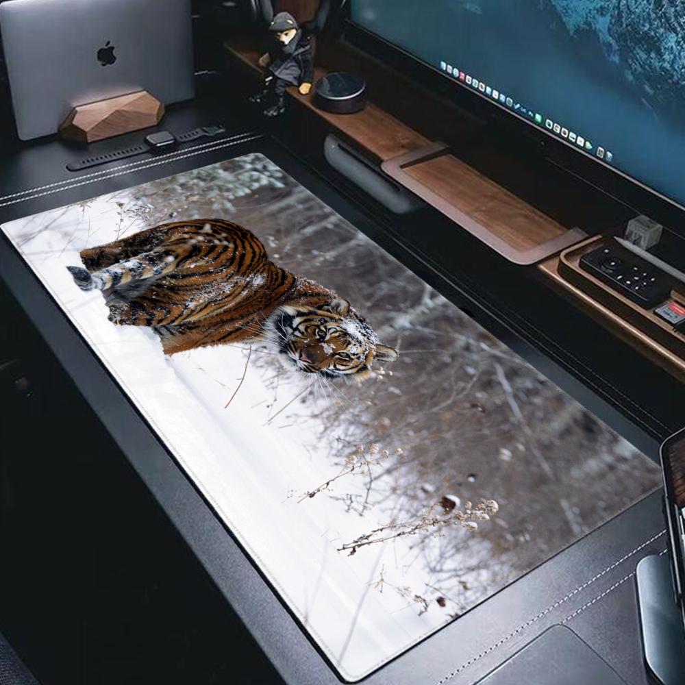 Коврик для мыши Lion Tiger Большой Коврик для мыши для ПК Компьютерных Игр Коврики для стола Клавиатуры Резиновый Противоскользящий Коврик для мыши 40x90 30x80 СМ