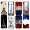 Черный чехол из ТПУ для Huawei Y9S Y6S Y8S Y5P Y7P Y8P чехол для Huawei Y5 lite Prime 2018 Y6 2019 флаг Франции Париж Эйфелева башня