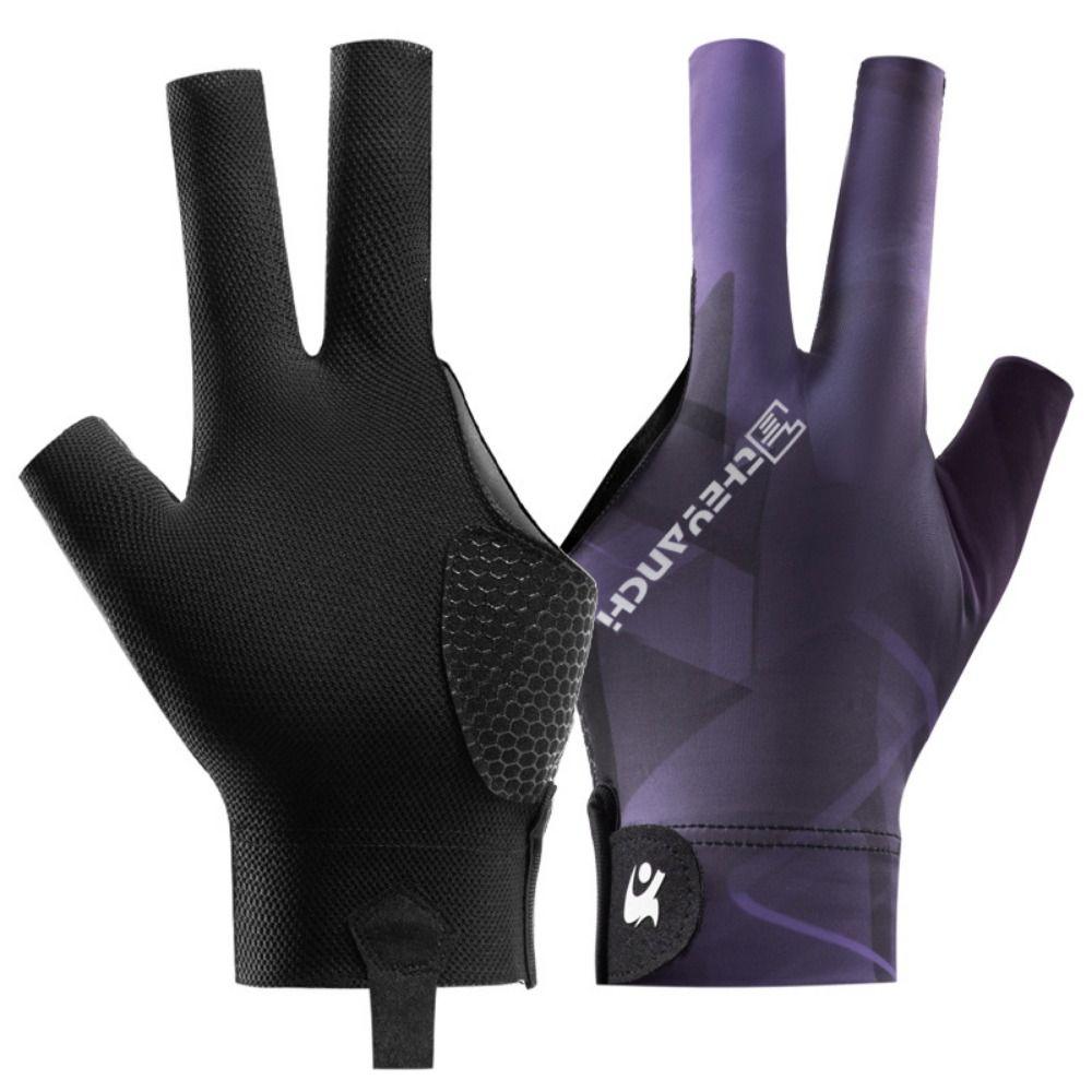 Unisex Snooker Glove Three Finger Billiard Training Gloves  Billiard Training