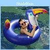 Blue Giant Toucan Swim Ring Adult Environmental Protection Pvc 0.20 Thick Printing Pattern