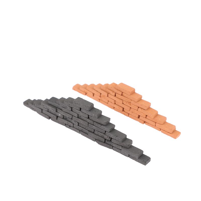 50 шт. Модель кирпича для кукольного домика Сделай сам Миниатюрное здание Ландшафтное моделирование Кирпичная игрушка