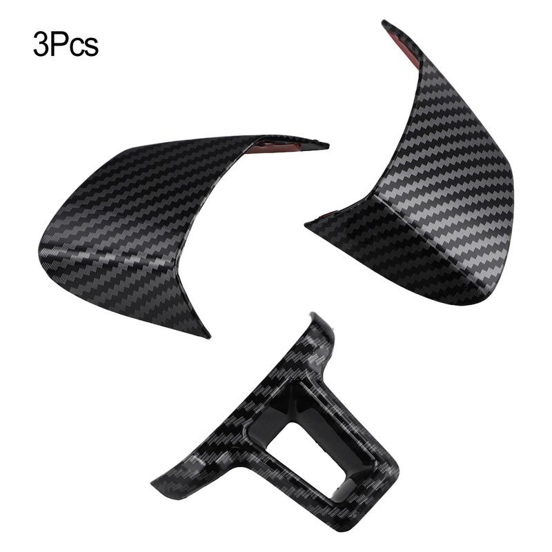 Car Interior Trim As Picture Shows Steering Wheel Panel Cover Trim Trim Carbon Texture Steering Wheel Panel Cover For Golf 6