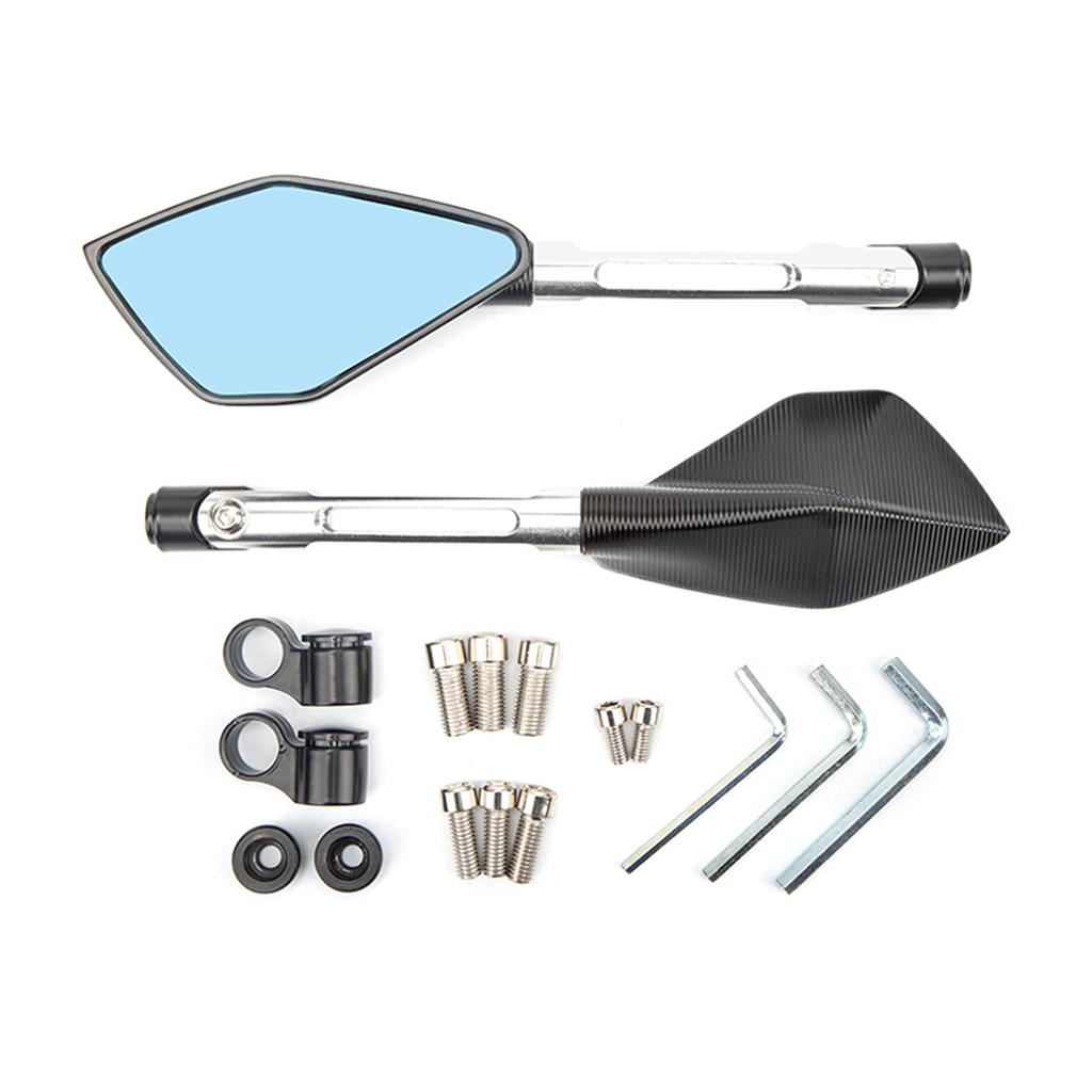 Аксессуары для руля мотоцикла: Боковые зеркала заднего вида Зеркала заднего вида на руль Зеркало с антибликовым покрытием 8/10 мм