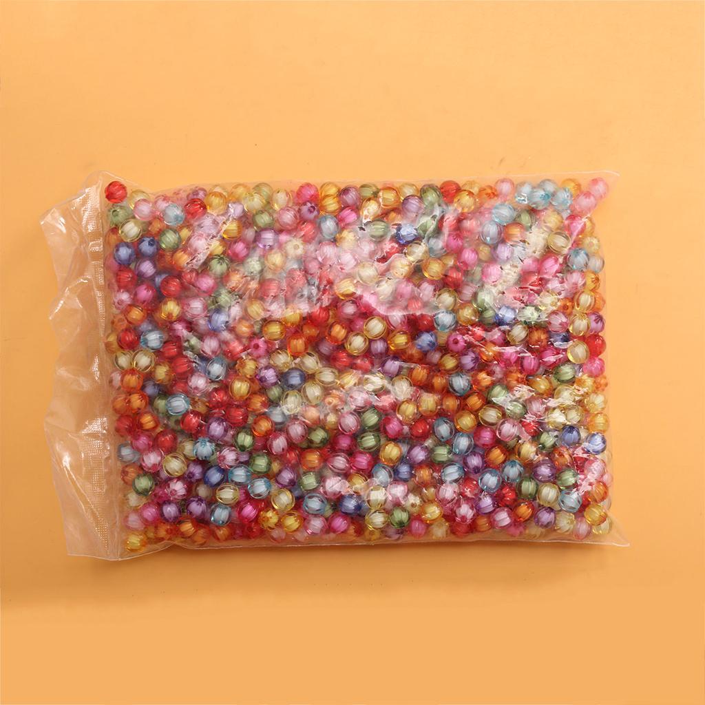 Арбуз 8/10 мм акриловые свободные бусины DIY аксессуары сэндвич 500 г/упак. ожерелье браслет ремесла изготовление ювелирных изделий оптовая продажа кулон