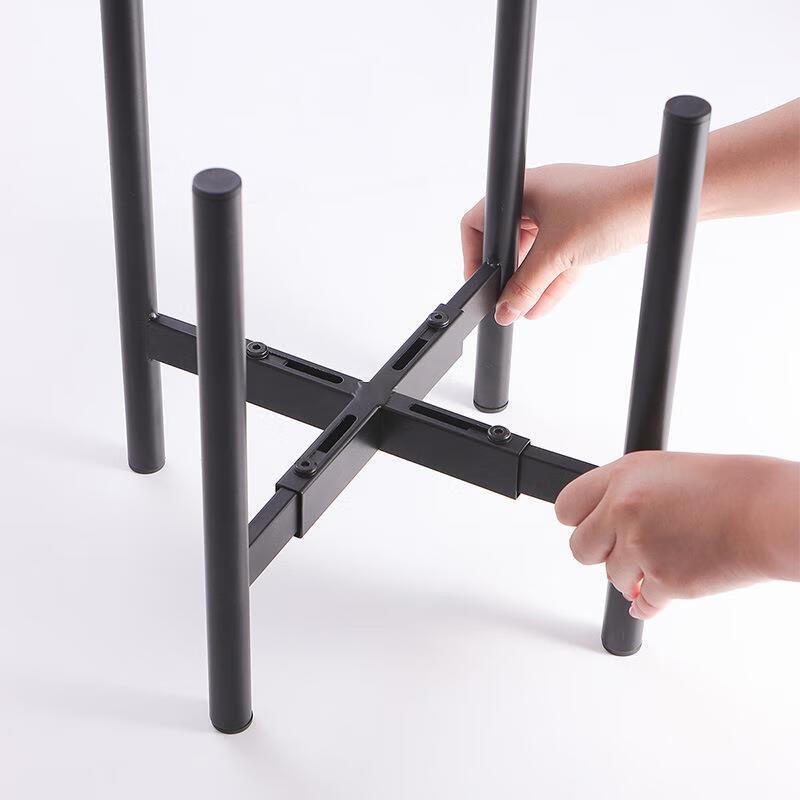 Miling Cross Retractable Flower Pot Stand