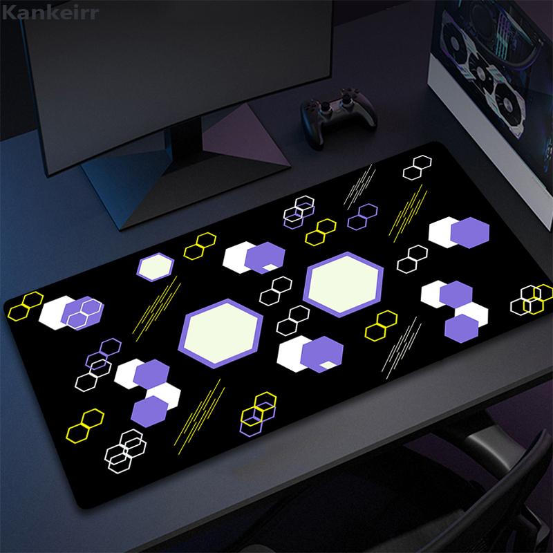 90x40 см Геометрическое Искусство Большой Игровой Коврик для Мыши ПК Геймер Большой Коврик для Мыши Компьютерный Игровой Блокировка Края Коврик для Мыши Клавиатура Стол Коврик для Мыши