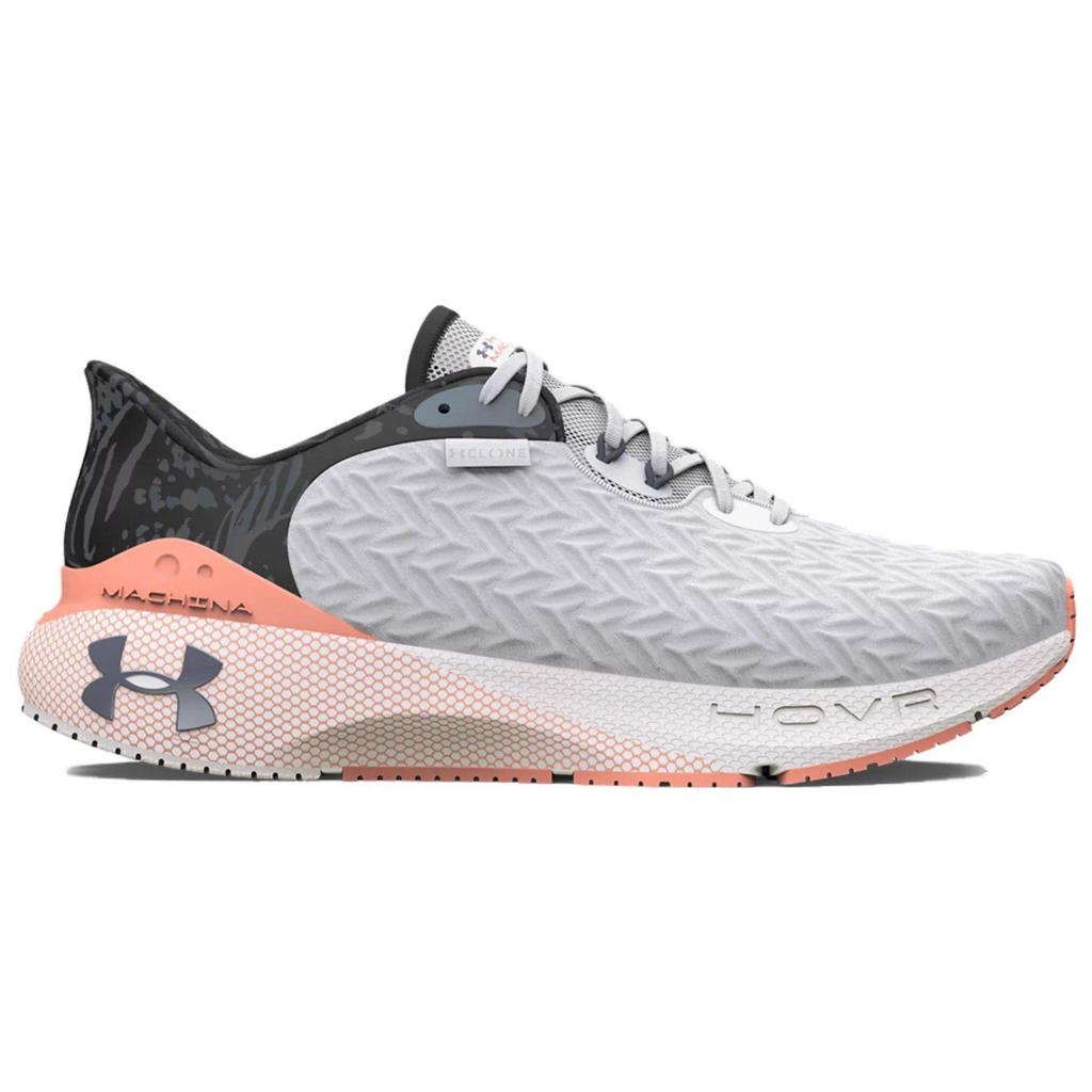 Under Armour Мужские беговые кроссовки HOVR Machina 3 Clone Белый Персиковый Пузырь Гравий 3027730-100