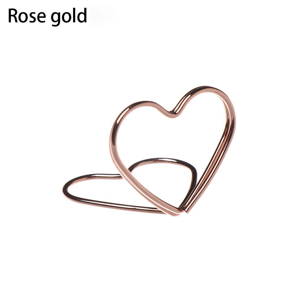 Ring Shape Paper Clamp Wedding Supplies Clamps Stand Table Numbers Holder Photos Clips Place Card