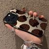Чехол для мобильного телефона iPhone 17 с принтом «клубничный леопард» на весь экран, подходит для Apple 15promax/14, новый 13pro12, Европа и Америка
