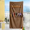 Michael Jackson Customized Name Beach Towel Super Soft & Absorbent Ideal for Travel Outdoor Swim Pool Yoga Surf Camping Hiking Gym Gift Holiday