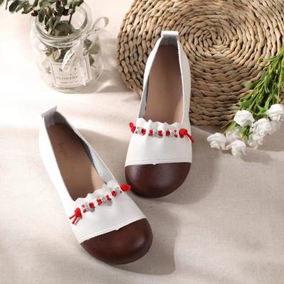 Туфли женские 2024 Мокасины Белые женские летние туфли со стразами Круглый носок с кристаллами Танкетка с бриллиантами Быстрая доставка