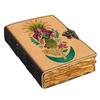 Leather Gaia Art Printed Diary Vintage Old Pages Diary for Office & Personal Use (7 X 5 Inch)