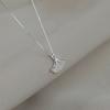 Ginkgo Leaf Necklace Female S999 Pure Silver Light Luxury Minority Design Clavicle Chain