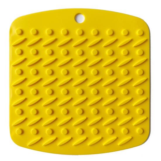 Kitchen Table Placemat Silicone Square Pot Holder Mat Non Slip Hot Pad Spoon Rest