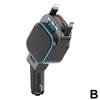 VR Robot FM-трансмиттер Bluetooth 5.3 Автомобильный MP3-плеер 96 Вт PD Type-c+QC3.0 Быстрая автомобильная зарядка с 2 выдвижными кабелями Для Pho A8I0