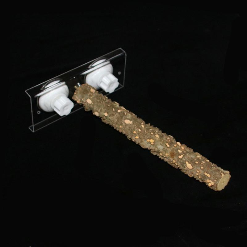 Птица Попугай Деревянная Подставка Палка Присоска Душевая Жердочка Стержень Игрушка Для Купания Товары Для Домашних Животных