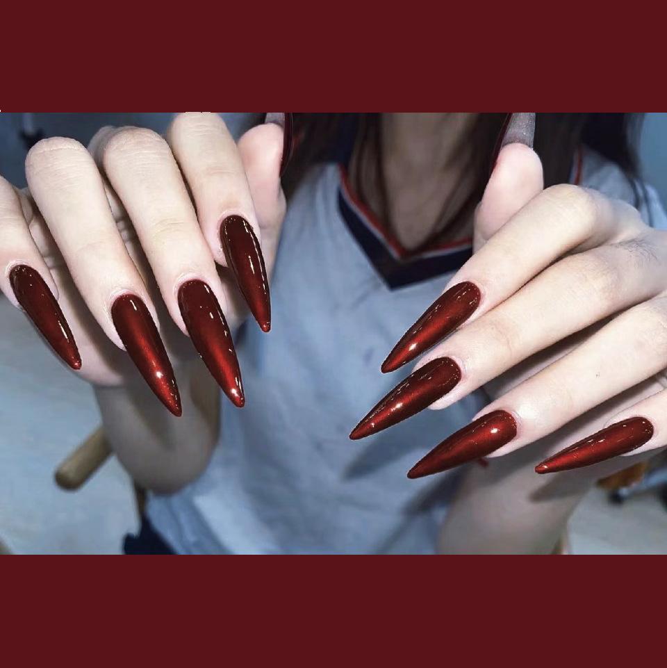 24 Pcs Black Square Ballerina Long Acrylic Fake Nails Removable Press On Nail Tips Artificial False Nail Set For Women