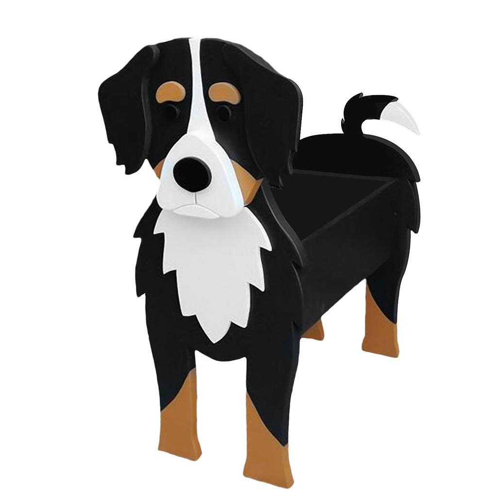 Мультфильм Животные Симпатичные Собаки Форме Горшок Растения Сад Украшенный Лабрадор Плантатор