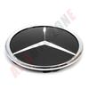 Front Grille Star Logo 3D Mirror Emblem With LED Lighting Chrome Silver Glossy Matte Black For Mercedes Benz E-Class W213 16-20